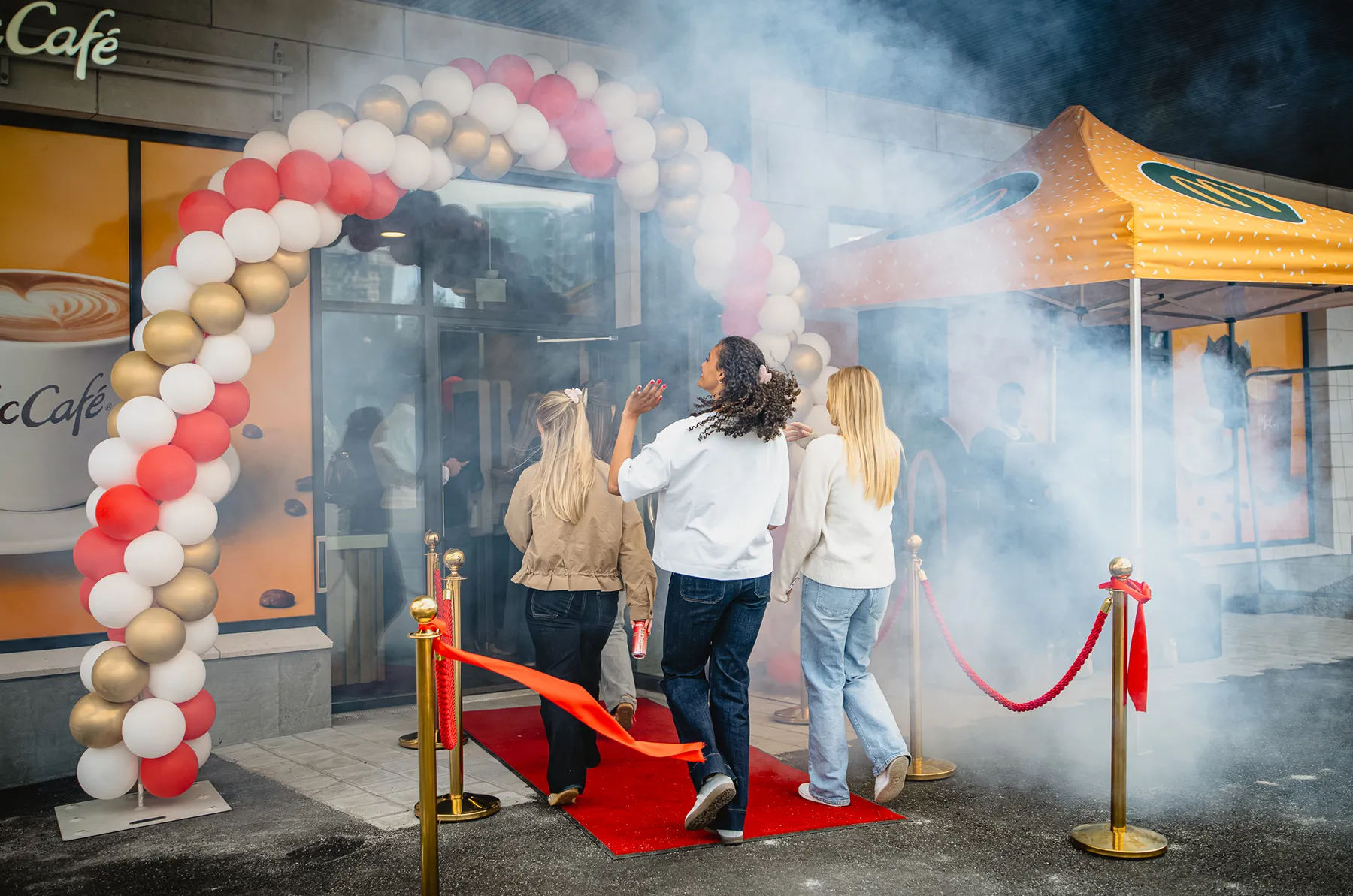 Invigning McDonalds Danderyd