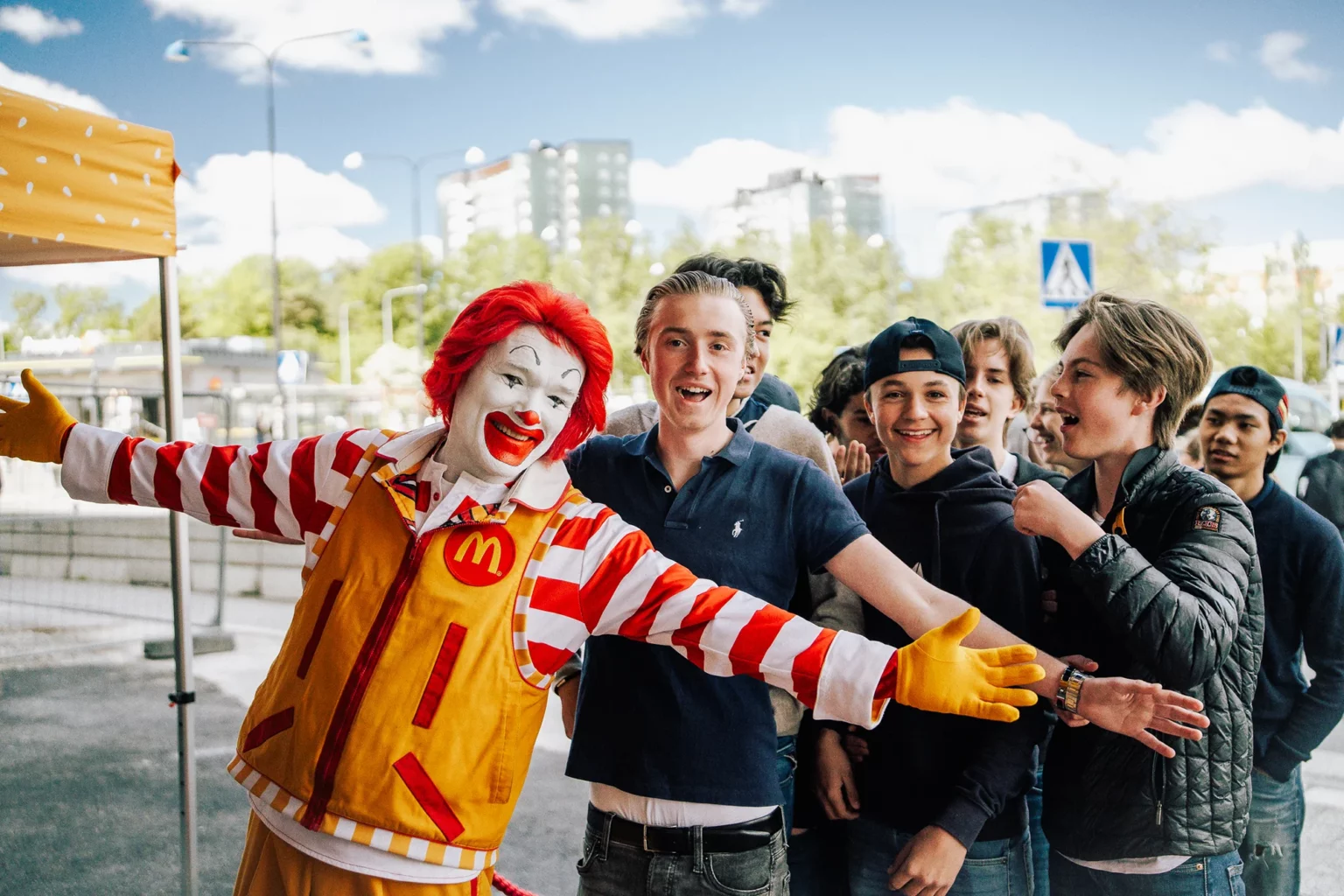 Invigning McDonalds Danderyd
